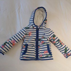 Joules reversible coat/fleece 1-2T